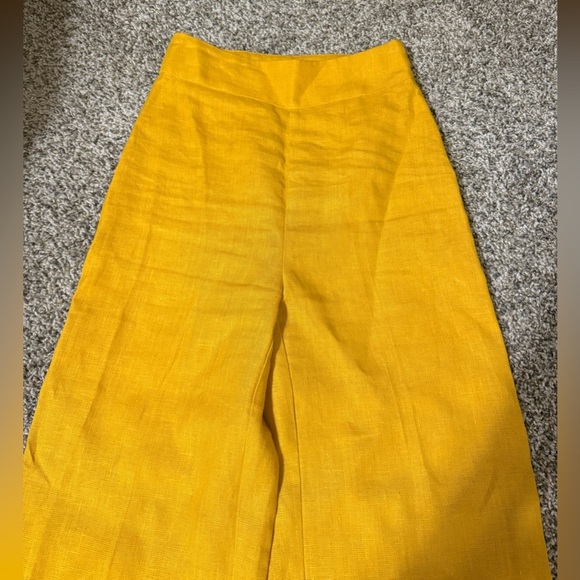 Sézane linen trousers Wide-leg pants size 34 - Picture 6 of 16